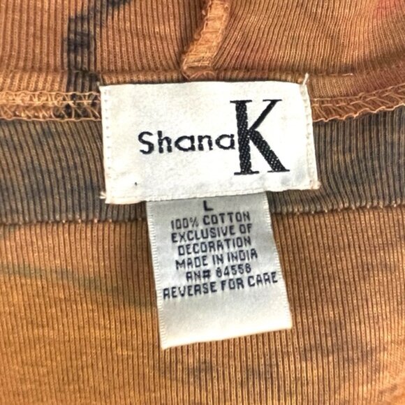 Boho Hoodie Patchwork Hooded Cardigan Cotton Zip Sweater Exposed Seam Earthtones - Picture 6 of 16